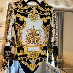 Versace designer top